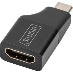Αντάπτορας HDMI Digitus 4K USB-C on HDMI Typ-A Adapt.4K/30HZ Alumi. Case black