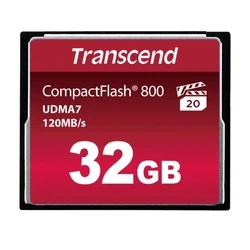 Compact Flash 32GB Transcend 800x