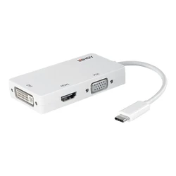 Docking Station Lindy - external video adapter - VL100 - white