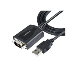 Καλώδιο StarTech 3ft (1m) USB to Serial with COM Port Retention, DB9 Male RS232