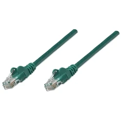 Καλώδιο Δικτύου Intellinet RJ45 U/UTP Cat5e 10m Lever protection Green