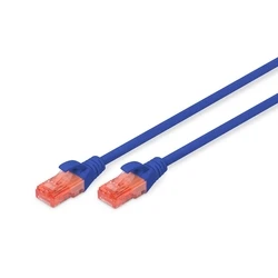 Καλώδιο Δικτύου Digitus Cat6 U/UTP 2xRJ45 2.0m Blue LSZH