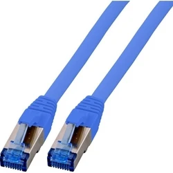 Καλώδιο Δικτύου EFB RJ45 S/FTP,Cat.6A,Cat7 TPE superflex,3m,blue