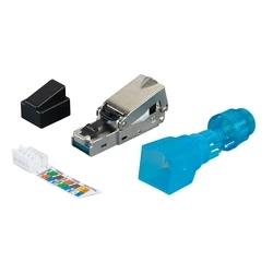 Βύσμα Δικτύου EFB RJ45 connector STP, Cat.6A, field assembly