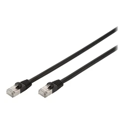 Καλώδιο Δικτύου Digitus Cat6 S/FTP 2xRJ45 1.0m Black Outdoor
