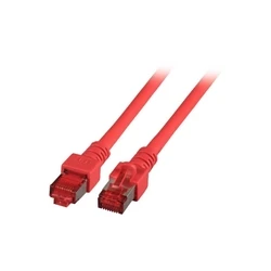 Καλώδιο Δικτύου EFB RJ45 S/FTP, Cat.6, LSZH, 1.0m, Red