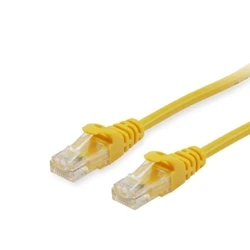 Καλώδιο Δικτύου Equip Cat6A U/UTP 2xRJ45 0.50m Yellow LSZH