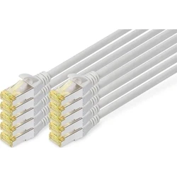 Καλώδιο Δικτύου Digitus CAT 6A S/FTP 10 pieces, 2m, Gray