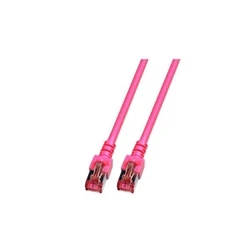 Καλώδιο Δικτύου EFB RJ45 S/FTP, Cat.6, LSZH, 1m, magenta