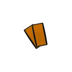 COLOP Replacement Ink Pad (NIO) Orange - 2 pcs (MPN 164853)