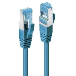Καλώδιο Δικτύου Lindy Cat6A S/FTP PIMF LSOH Blue 0.50m