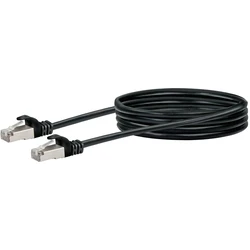Καλώδιο Δικτύου Schwaiger CAT6 , S/FTP, 2,5m, Black