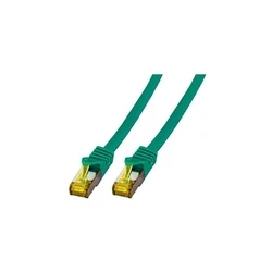 Καλώδιο Δικτύου EFB RJ45 S/FTP,Cat.6A,LSZH,Cat.7 Rohk.,1m,Green