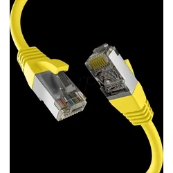 Καλώδιο Δικτύου EFB CAT8.1 Yellow 10m RJ45 S/FTP PIMF