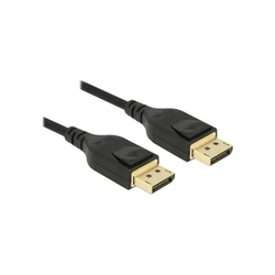Καλώδιο DisplayPort Delock DP 1.2 -> DP M/M 0.5m Black 4K 60Hz