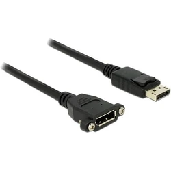 Καλώδιο DisplayPort Delock DP -> DP M/F 1.00m Black
