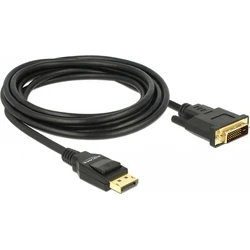 Καλώδιο DisplayPort Delock DP 1.2 -> DVI (24+1) M/M 3.0m Black