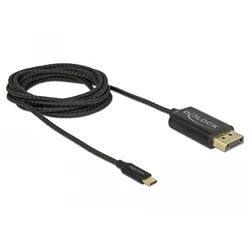 Καλώδιο DisplayPort Delock Type-C > (DP Alt Mode) 2m coaxial