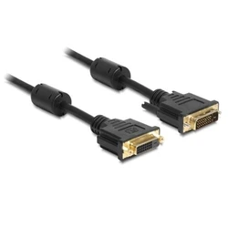 Καλώδιο DVI Delock (24+1) -> DVI(24+1) M/F 2.00m Gold