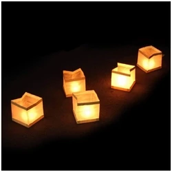 Gadget Mad Monkey water lanterns 10 pieces 11x11x11cm White