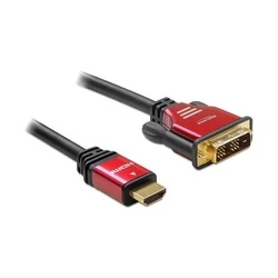 Καλώδιο HDMI Delock to DVI 24+1 bidirectional 2 m