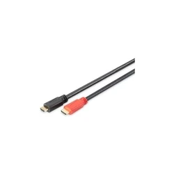 Καλώδιο HDMI Logilink A/M to A/M, 4K/60 Hz, AMP, Black/rot