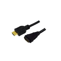 Καλώδιο HDMI Logilink Ethernet A -> A M/F 5.00m Gold Verl.