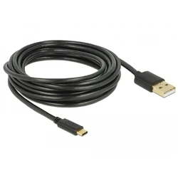 Καλώδιo USB Delock 2.0 A > C 4.0m Black
