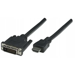 Καλώδιο HDMI Techly to DVI-D 1.8m Black