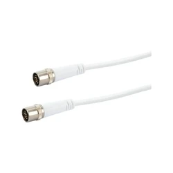 Καλώδιo coaxial Schwaiger class A + 10 dB 1.5 m Vodafon White