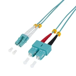 Καλώδιο Οπτικής Ίνας Logilink OM3 50/125? LC-SC 1,0m turq