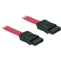 Καλώδιο Delock SATA-SATA -> SATA M/M 0.30m rot