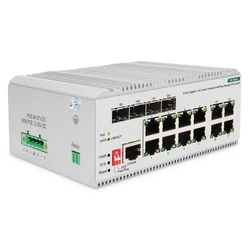 Network Switch Digitus 8 Port Gigabit PoE, L2 managed, 4 SFP Uplink