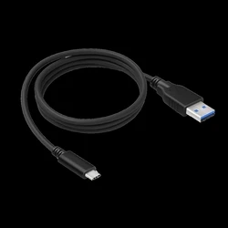 Καλώδιο USB 2GO USB charging/data Type-C 3.1 1m Black PET-Box