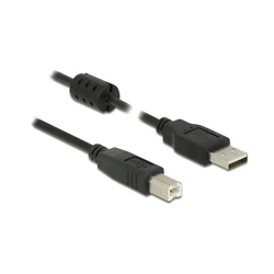 Καλώδιο USB Delock USB A -> B M/M 1.00m Black