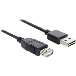 Καλώδιο USB Delock USB Verl. A -> A M/F 1.00m sw Easy USB