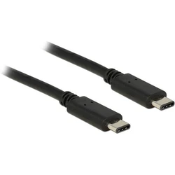 Καλώδιο USB Delock Type-C -> C M/M 0.50m Black