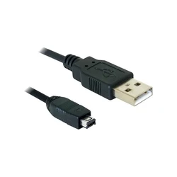 Καλώδιο USB Delock USB A -> miniB 4Pin M/M 1.50m