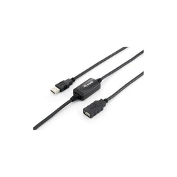 Καλώδιο USB Equip USB-A 2.0 -> A Verl. M/F 10.00m 480Mbps akt.Black