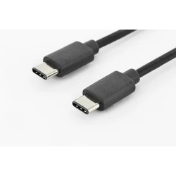 Καλώδιο USB Digitus USB 2.0 Type-C -C M/M 1.8m, Black