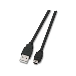 Καλώδιο USB EFB USB2.0 A-Mini B (5polig),M/M,0.5m,sw,Classic