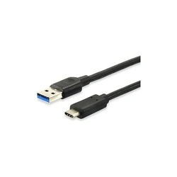 Καλώδιο USB Equip USB-A 3.2 -> C M/M 0.25m 3A/20V Black Polybag