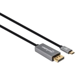 Καλώδιο USB Manhattan 8K@60Hz Type-C to DisplayPort 1.4 2m