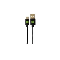 Καλώδιο USB Techly USB2.0 ST Typ-A - ST Typ-C Black, 0.1m