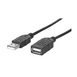 Καλώδιο USB Manhattan 2.0 extension 1m A-connector/A-Buchse