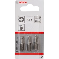 Σετ Μύτες Bosch 3pcs PZ Screwdriver Bit PH1 XH1 25mm