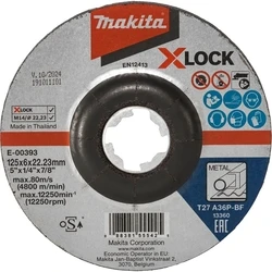 Δίσκος Λείανσης Makita E-00393 Grinding Disc 125x6mm steel