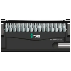 Σετ Μύτες Wera Bit-Check 30 TX universal 1 SB