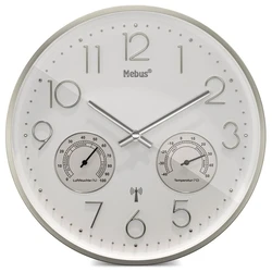 Ρολόι Τοίχου Mebus 12989 radio with Thermo-Hygrometer