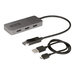 Αξεσουάρ Εικόνας StarTech 3-Port MST Hub, DisplayPort to Triple HDMI Monitors, 4K 60Hz, DP 1.4 Multi-Monitor